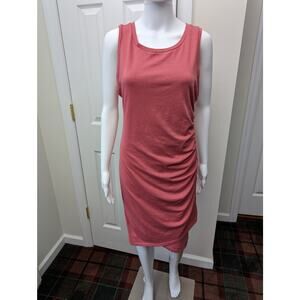 Leith Dress Ruched Lagenlook Minimalist Casual Brunch Party Staples Daytime Date